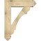 Ekena Millwork Olympic Arts and Crafts Rough Sawn Bracket w/ Offset Brace, Douglas Fir, 8"W x 30"D x 38"H BKT0806X30X38OLY03RDF - alternate 4